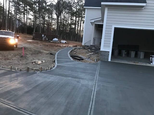 amazing concrete driveway