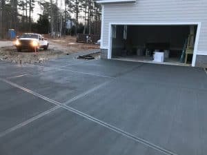 Concrete company driveway company Raleigh
